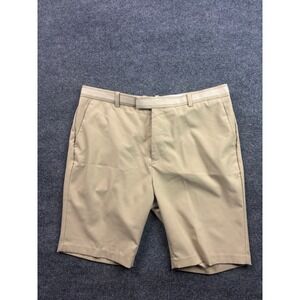 G/FORE Golf Shorts Mens Size 38 Tan Flat Front Performance Athletic Lightweight